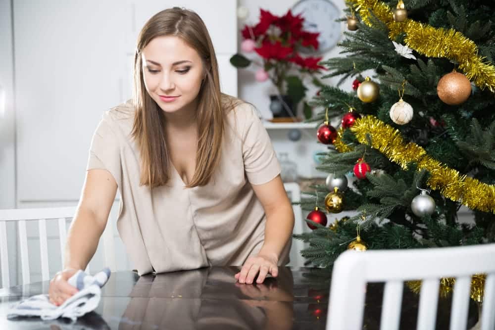 holiday house cleaning