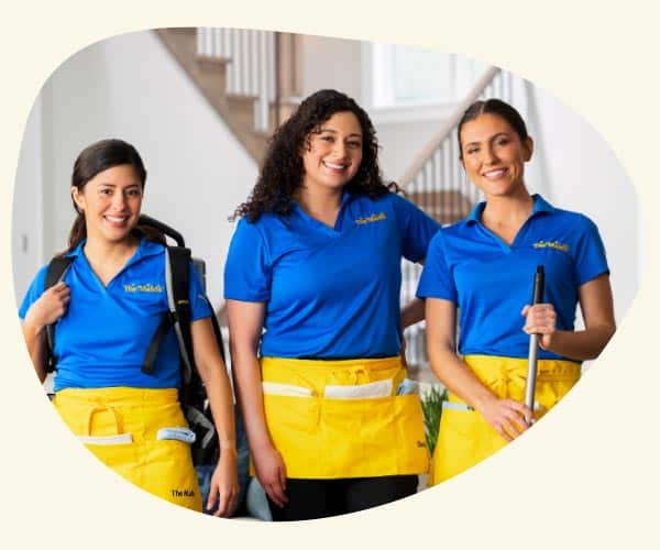 Maids cleaning a client's house
