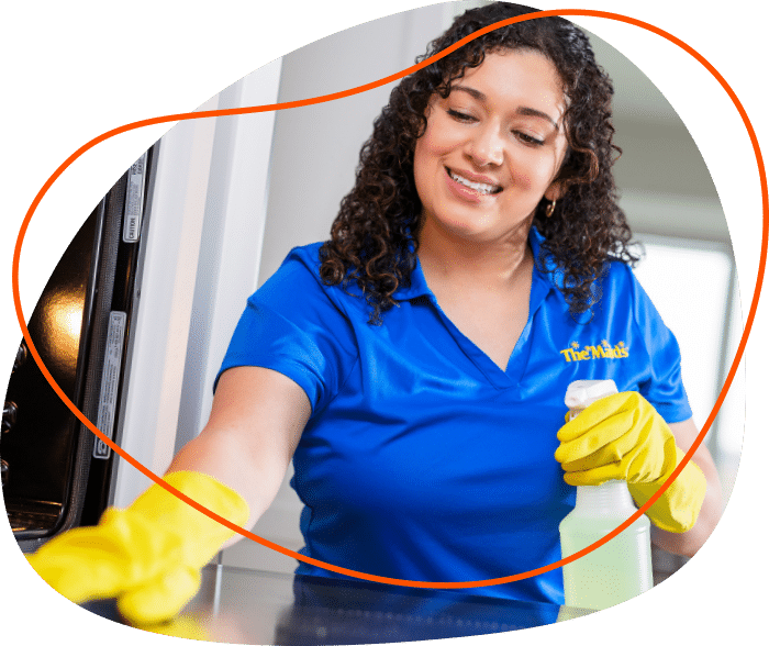 Maids cleaning a client's house