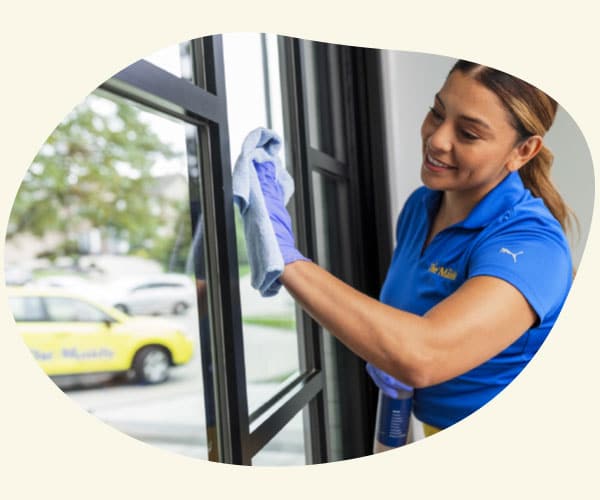Maids cleaning a client's house