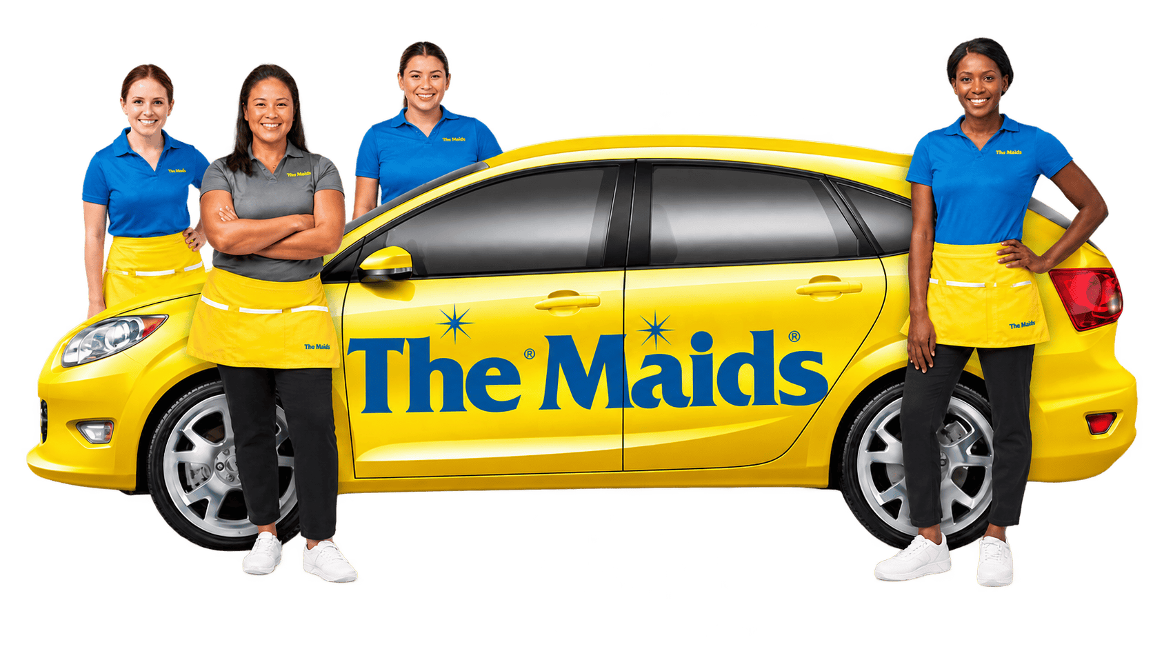The Maids cleaning team standing together
